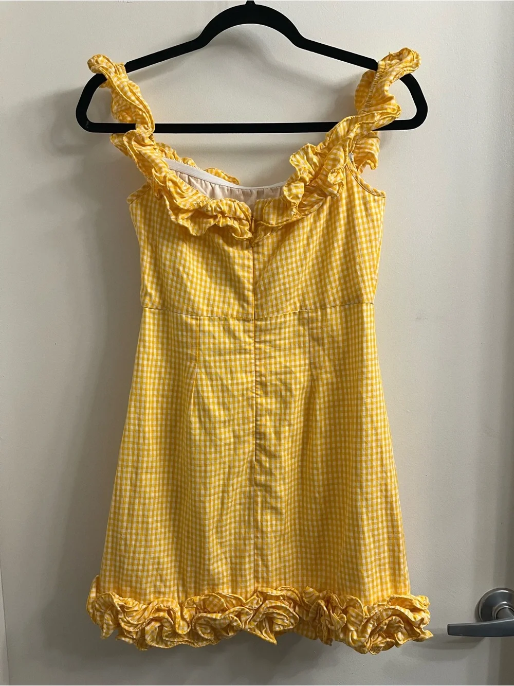 Lovers + Friends Dustin Gingham Mini Dress Small - Picture 6 of 13